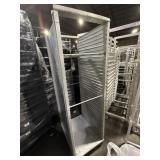 Mobile aluminum commercial sheet pan rack used