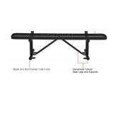 NEW Black Steel Mesh Bench Base Kit (NO Back Rest)