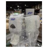 EIGHT PURELL AUTOMATIC DISPENSERS ON STANDS.