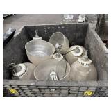 Large Crate of Industrial Hanging led lights
