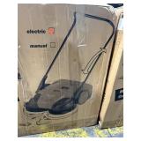Haaga 497 electric push sweeper new in box. Made