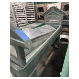 Portable food/salad bar. Textured polyethylene