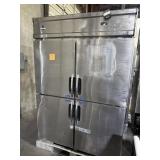 COLDTECH 4 DOOR FREEZER. STAINLESS STEEL. TWO