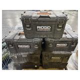7 RIDGID Pro Gear Stackable Durable Tool Boxes