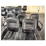 SET OF FIVE OFFICE CHAIRS