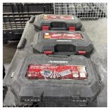 3 Husky 144 piece tool sets. Slightly Incomplete.