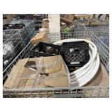 Crate of Plastic Pipes, Misc Sizes Crate Included