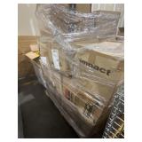 PALLET OF 19 MOP BUCKETS WITH SIDE RINGER. IMPACT