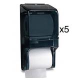 NEW 5 ULine Double Roll Toilet Tissue Dispensers