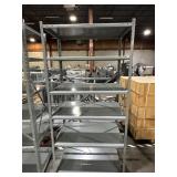 ULINE 6 TIER METAL SHELVING UNIT. 7 AVAILABLE. 2