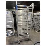 Set of 2 Mobile aluminum commercial sheet pan