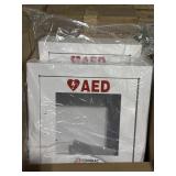 3 NEW Cardiac Science Wall Mounted AED Cabinets