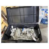 Black Heavy Duty Work Box Full of White Extension