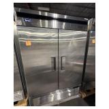 ATOSA DOUBLE DOOR STAINLESS STEEL REFRIGERATOR.