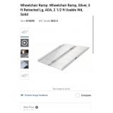 Bundle of 4 Metal Single-Fold Wheelchair Ramps