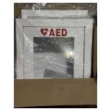 3 NEW Cardiac Science Wall Mounted AED Cabinets