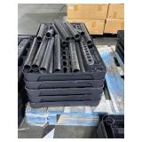 5 TIER HEAVY DUTY SHELVING UNIT. INCLUDES LEGS.