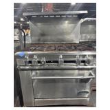 DYNAMIC COOKING SYSTEMS 6-BURNER GAS STOVE AND