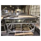 American Range commercial gas griddle. Attached