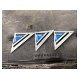 THREE 7-inch Empire rafter squares