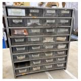 Vintage small parts 32 drawer organizer. Missing