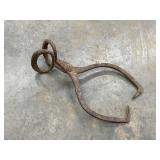 Antique Cast Iron Ice Block Tongs
