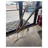 Antique Steel Wheel Push Plow.
