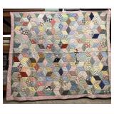 WOW Antique Baby Block Tumbling Block Quilt Pink