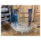 Bundle! Large Serving Bowl, Decorative Bottles,