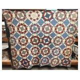 Antique Caesarï¿½s Crown (Modified) Handmade Quilt
