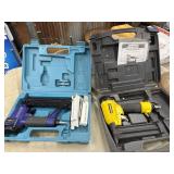 CENTRAL PNEUMATIC AIR STAPLE GUN WITH STAPLES AND
