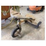 Vintage tricycle, likely from the 1930s to