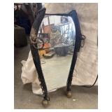 Antique Equestrian Horse Collar Wall Mirror
