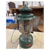 Vintage Green Coleman Gas Lantern Sunrise Pyrex