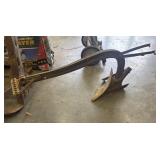 Antique Horse-drawn walking plow, likely from the