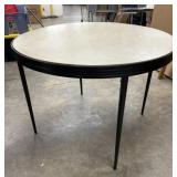 Vintage Round Foldable Card Table
