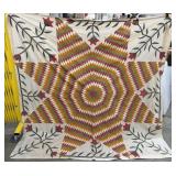 Lone Star or Star of Bethlehem Vintage Handmade