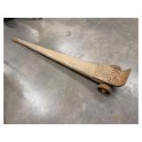 Antique Johnson Bar or Lever Bar / Pry Dolly for