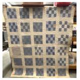 "Twelve Patch Squares" Thick Quilt bought in