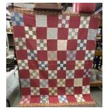 Vintage 9-patch Quilt, bought in 1985. More