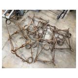 6 Vintage Rusty Animal Traps