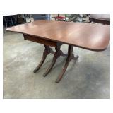 Antique Mahogany Drop Side Dining Kitchen Table