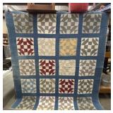 Hen and Chickens/Corn and Beans 1900s Quilt