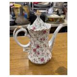Lefton China Teapot Floral Hand painted