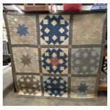 Star Variation Handmade Vintage Quilt