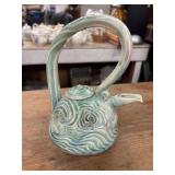 Unique Pottery Teapot