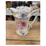 Antique porcelain syrup or milk jug, likely