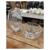 Mikasa Zephyr Swirl crystal Vase, Nachtmann