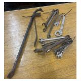 Misc Vintage Wrenches, Pry Bar, Etc
