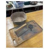 Cast Iron Press, Griddle, Mini Skillet, Cauldron